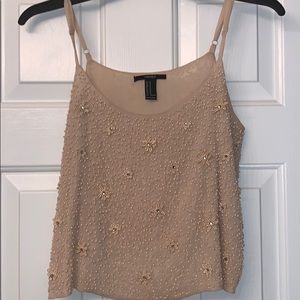 Floral Crop Tank Top